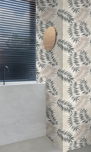 Asperia Beige Jungle Leaf A56201