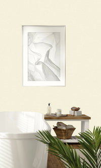 Latte Foam French Linen Textured Vinyl Commercial Wallpaper CPW1161