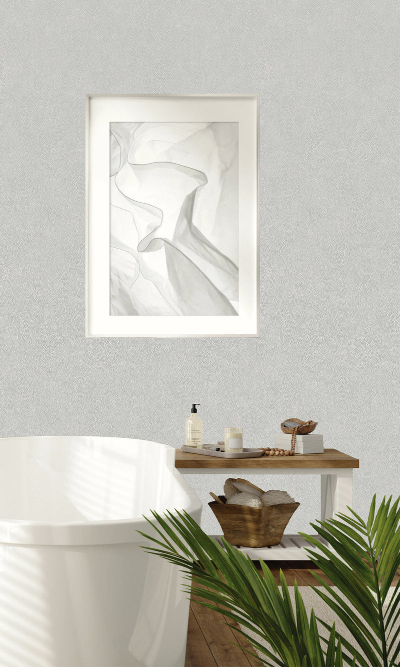 Ash Shagreen Textured Vinyl Commercial Wallpaper CPW1166