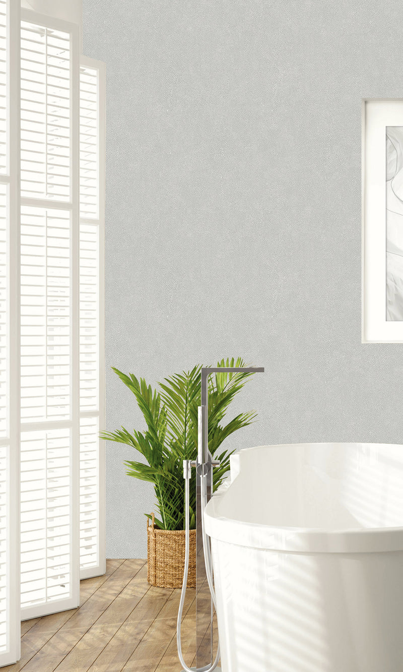 Ash Shagreen Textured Vinyl Commercial Wallpaper CPW1166