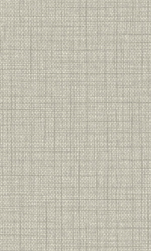 Light Pewter Woven Raffia Textured Vinyl Commercial Wallpaper CPW1139