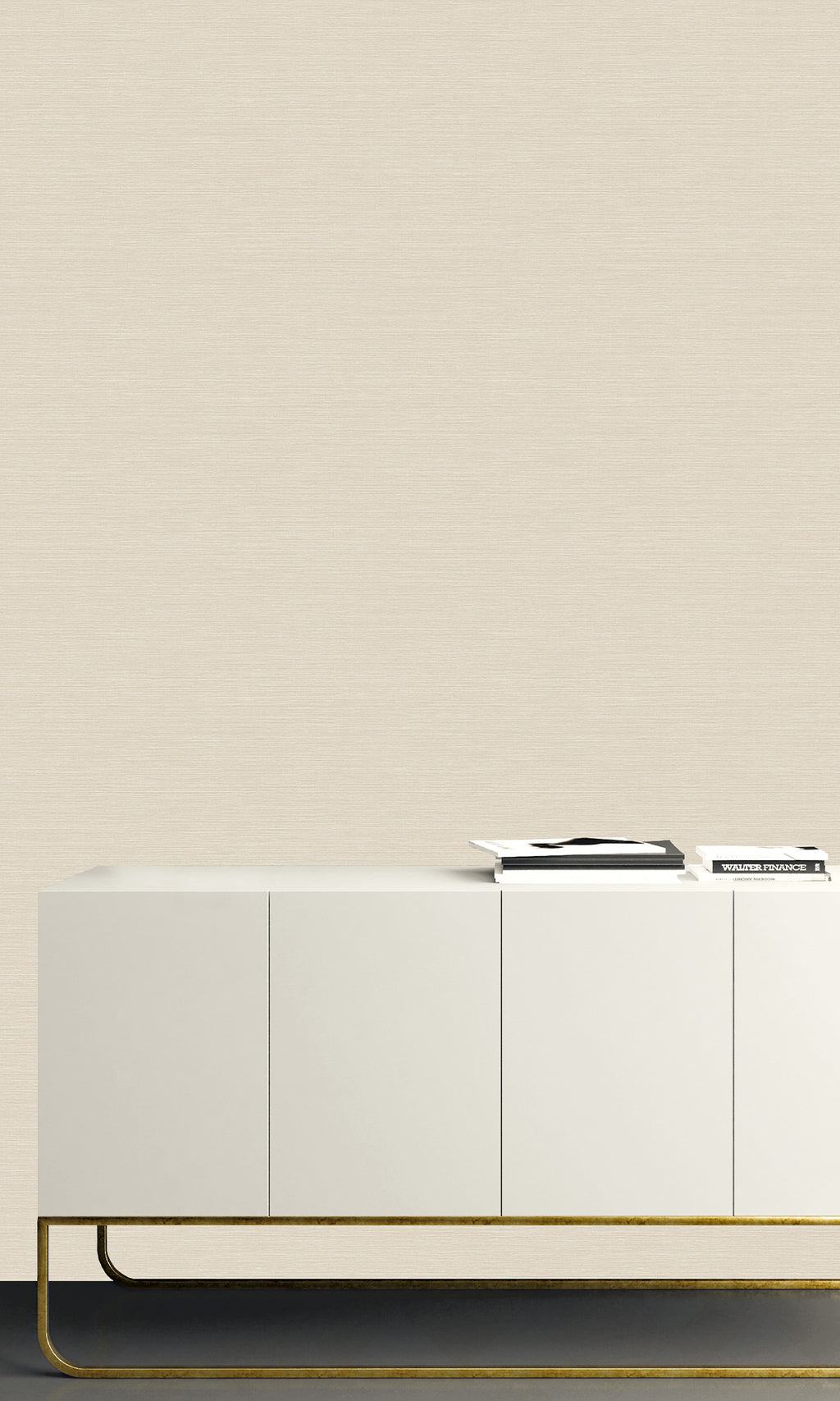 Ivory Coastal Hemp Textured Vinyl Commercial Wallpaper CPW1142