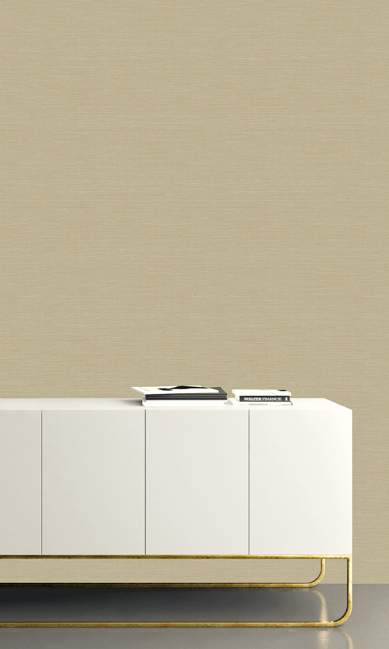 Sandstone Coastal Hemp Textured Vinyl Commercial Wallpaper CPW1143