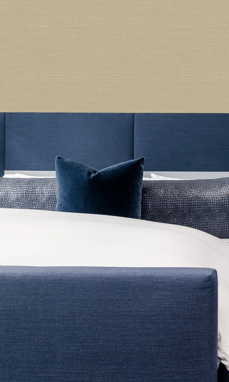 Sandstone Coastal Hemp Textured Vinyl Commercial Wallpaper CPW1143