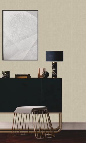 Warm Tea Crossroads Fine Linen Textured Vinyl Commercial Wallpaper CPW1148