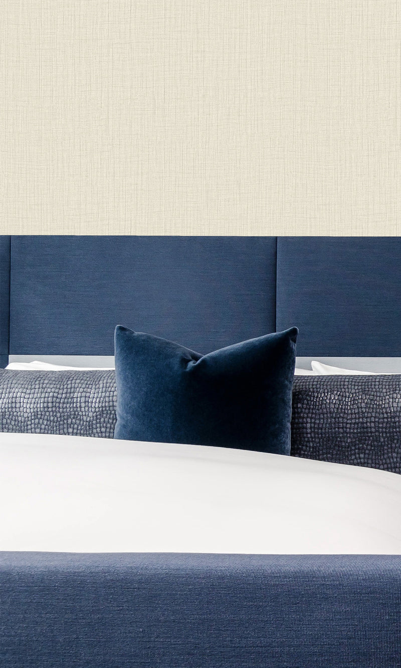 Summer Fog Crossroads Fine Linen Textured Vinyl Commercial Wallpaper CPW1150