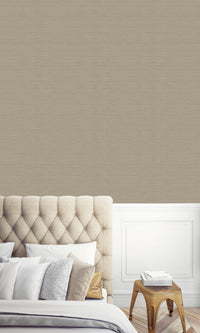 Timber Moroccan Sisal Textured Vinyl Commercial Wallpaper CPW1172