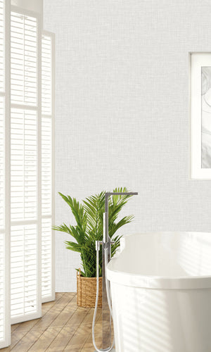 Cotton Triad Knit Plain Textured Vinyl Commercial Wallpaper CPW1130