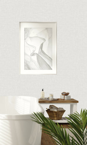 Cotton Triad Knit Plain Textured Vinyl Commercial Wallpaper CPW1130