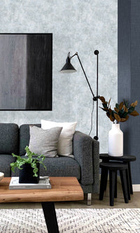 Carbon Distressed Harlequin Plain Textured Vinyl Commercial Wallpaper CPW1134