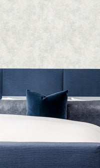 Soft Fog Distressed Harlequin Plain Textured Vinyl Commercial Wallpaper CPW1133