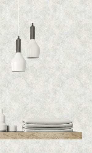 Soft Fog Distressed Harlequin Plain Textured Vinyl Commercial Wallpaper CPW1133