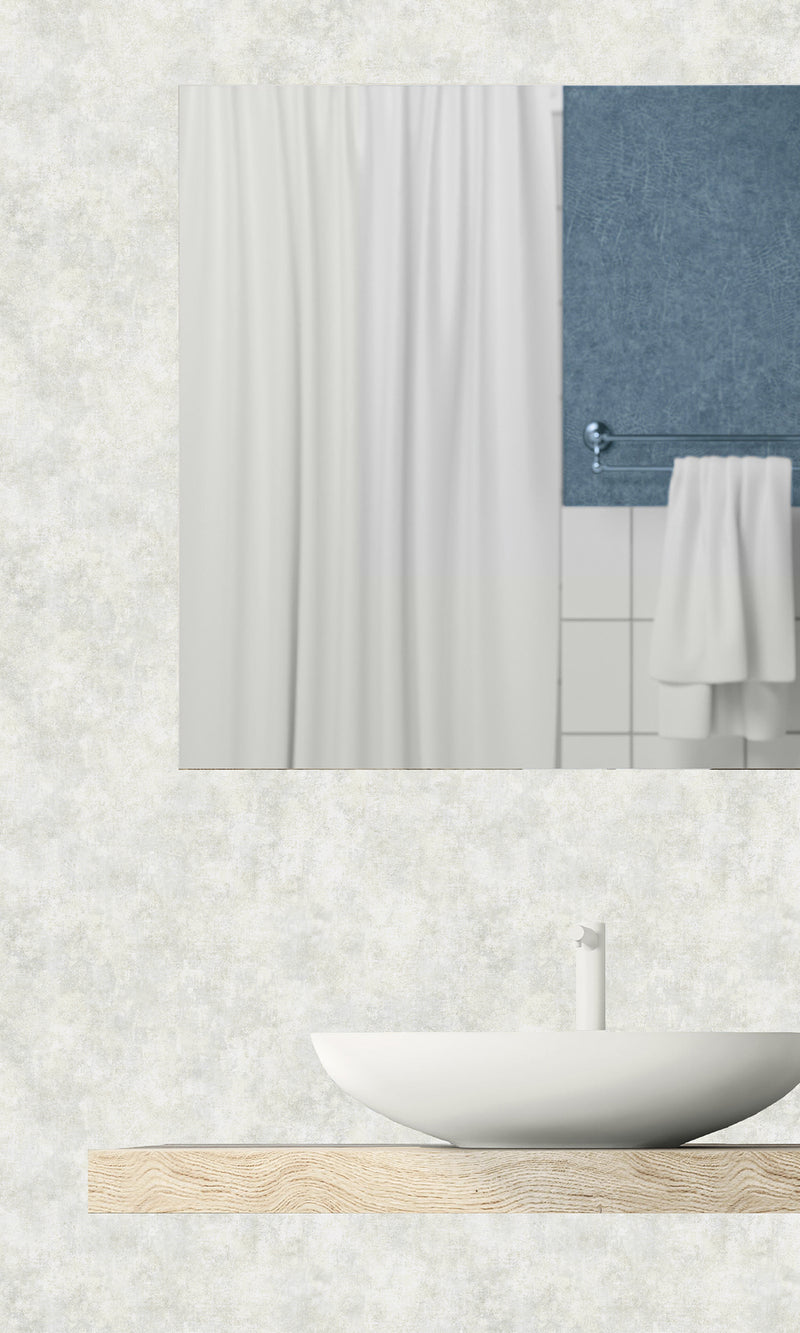 Soft Fog Distressed Harlequin Plain Textured Vinyl Commercial Wallpaper CPW1133