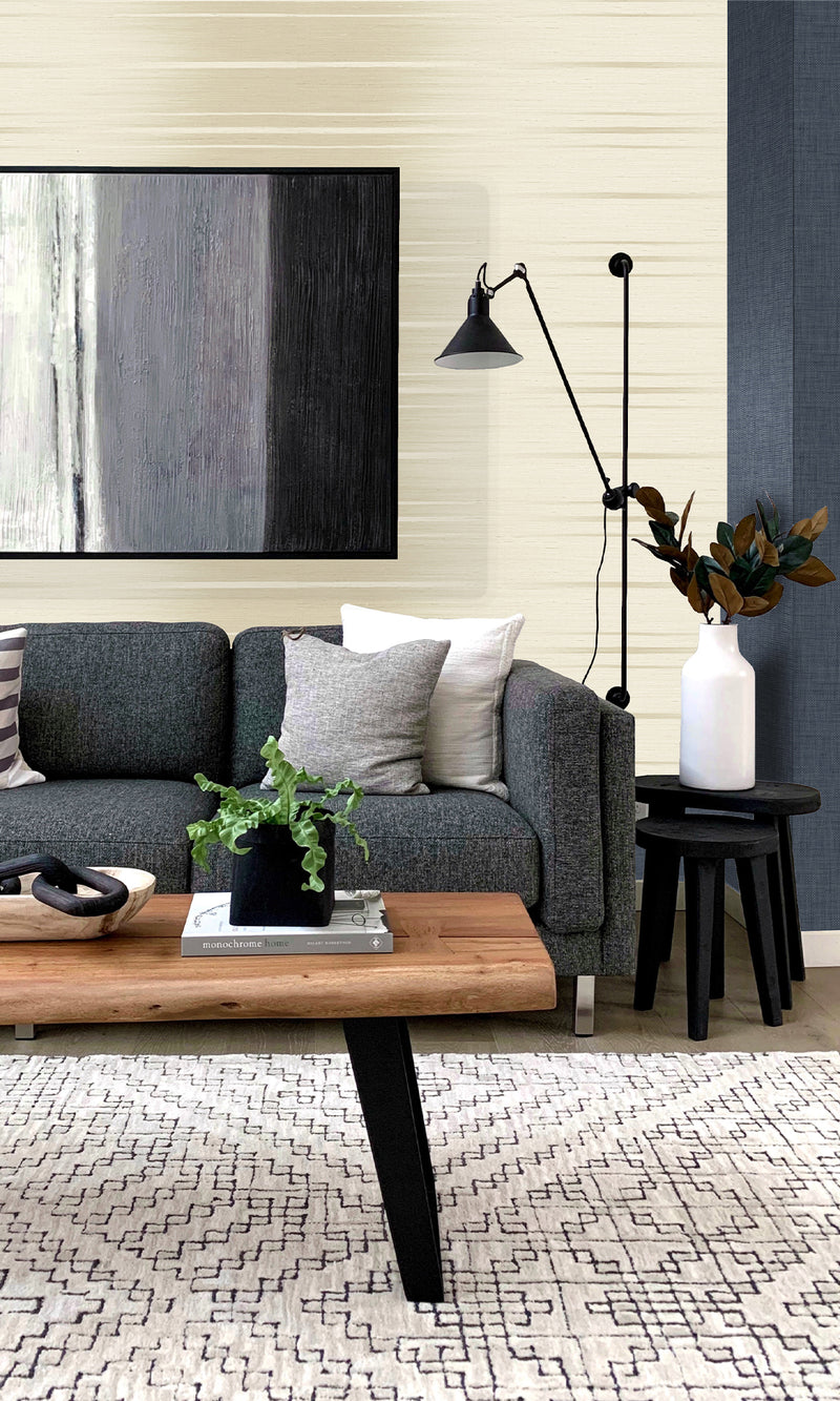 Nougat Horizon Textured Vinyl Commercial Wallpaper CPW1094