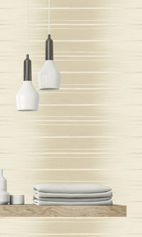 Nougat Horizon Textured Vinyl Commercial Wallpaper CPW1094