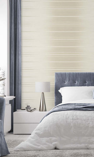 Nougat Horizon Textured Vinyl Commercial Wallpaper CPW1094