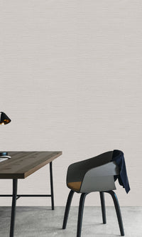 White Truffle Horizon Plain Textured Vinyl Commercial Wallpaper CPW1101