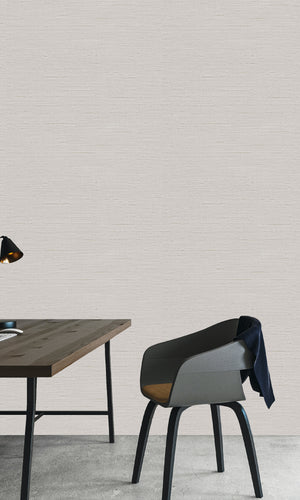 White Truffle Horizon Plain Textured Vinyl Commercial Wallpaper CPW1101