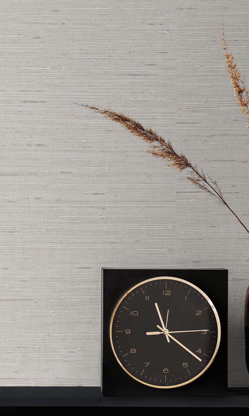 White Truffle Horizon Plain Textured Vinyl Commercial Wallpaper CPW1101