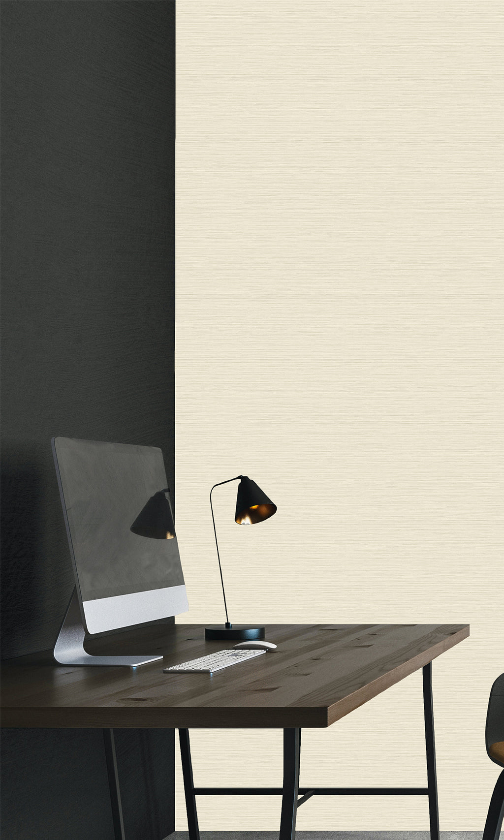 Quiet Apricot Silk Textured Vinyl Commercial Wallpaper CPW1113