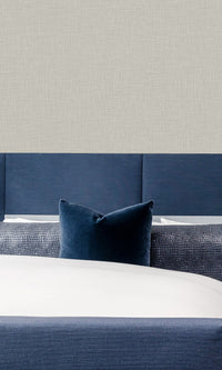 Smoked Oyster Linen Textured Vinyl Commercial Wallpaper CPW1104