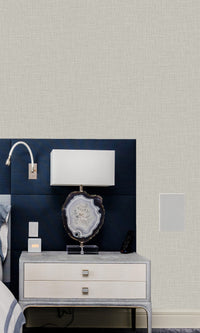 Smoked Oyster Linen Textured Vinyl Commercial Wallpaper CPW1104