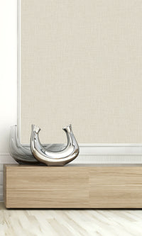 Sap Linen Textured Vinyl Commercial Wallpaper CPW1110