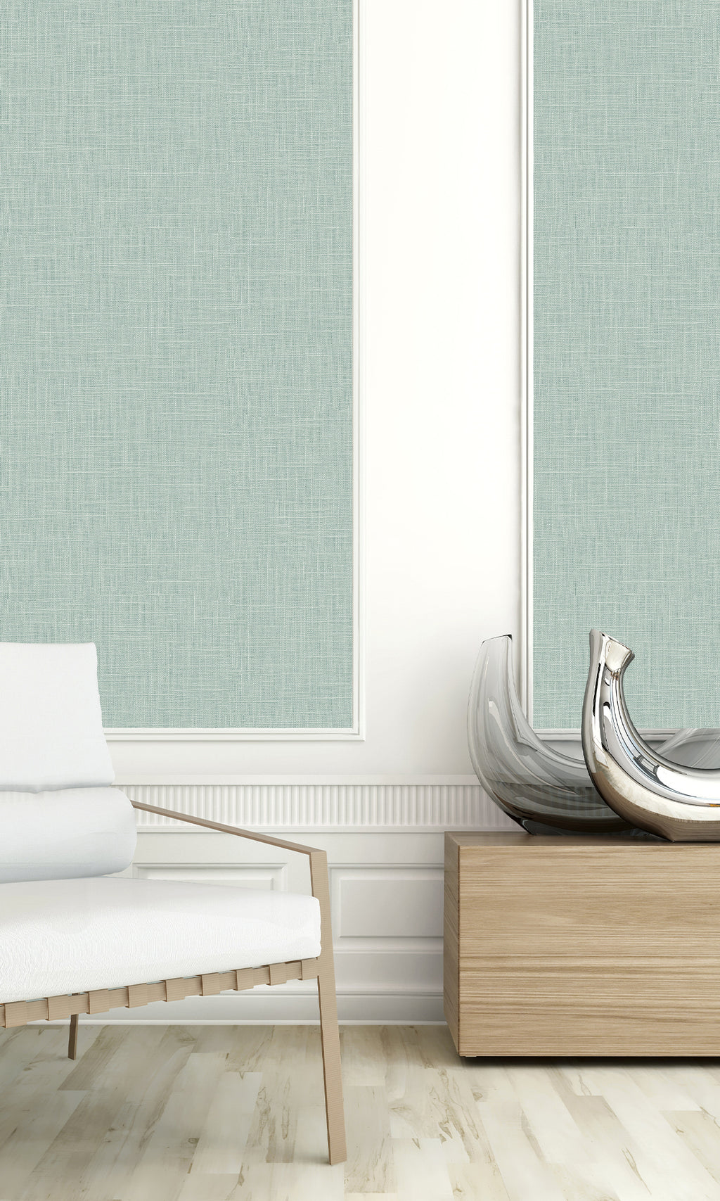 Minted Linen Textured Vinyl Commercial Wallpaper CPW1106