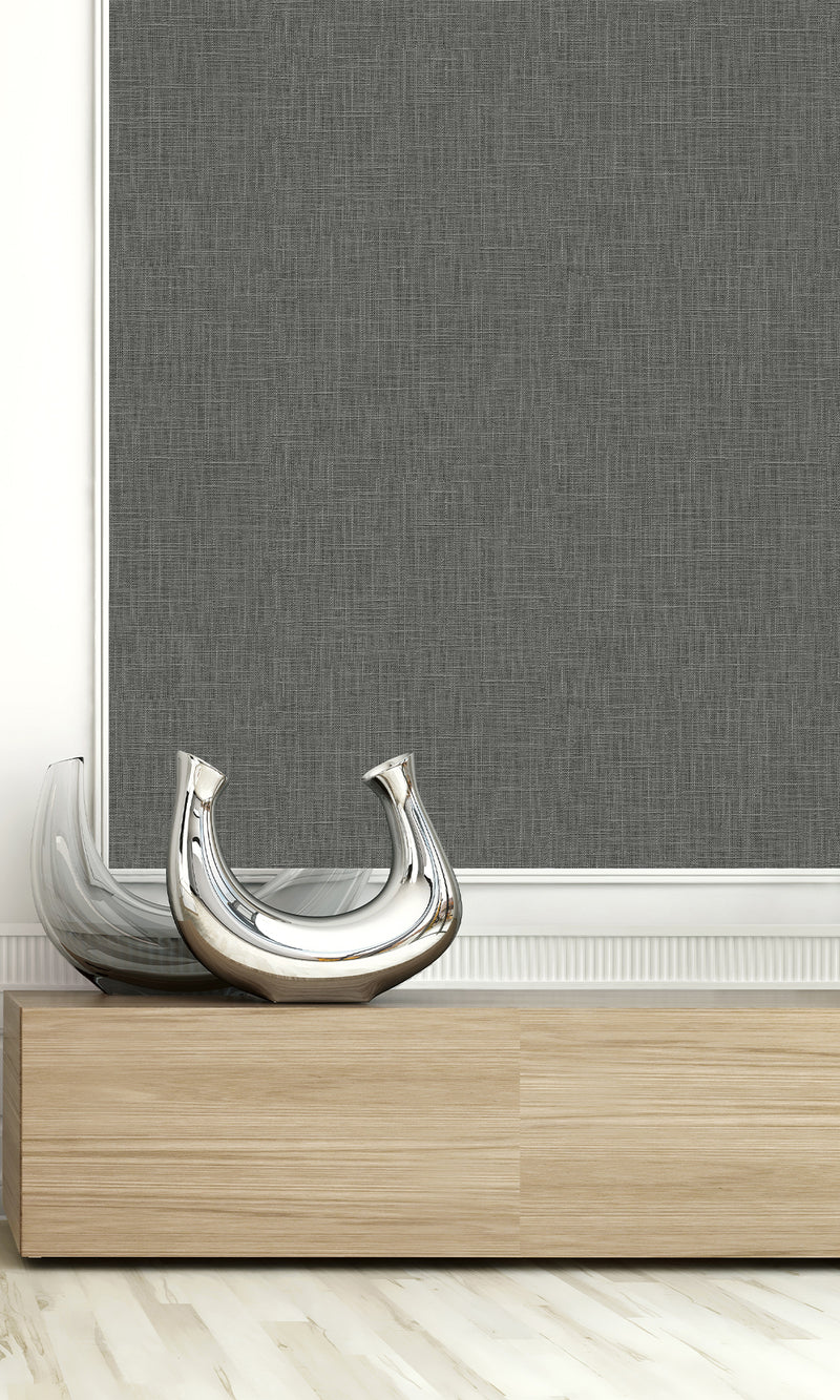 Bon Bon Linen Textured Vinyl Commercial Wallpaper CPW1105