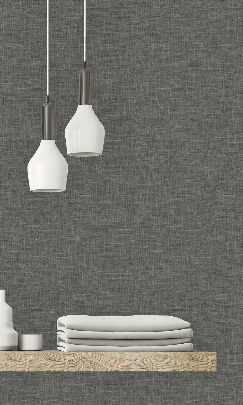 Bon Bon Linen Textured Vinyl Commercial Wallpaper CPW1105