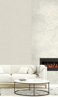 Campfire Smoke Sisal Textured Vinyl Commercial Wallpaper CPW1123