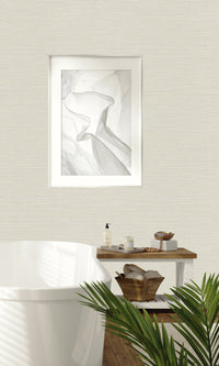 Campfire Smoke Sisal Textured Vinyl Commercial Wallpaper CPW1123