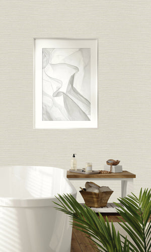 Campfire Smoke Sisal Textured Vinyl Commercial Wallpaper CPW1123