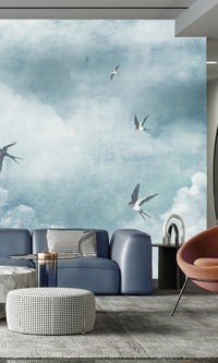 Thuraya Nebula Migratory Swallows Blue MA1587
