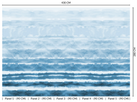 Thuraya Nebula Softness of Blue Navy Blue MA1624 - Sample