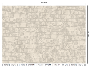 Thuraya Nebula Gentle Brush Stripes Taupe MA1713