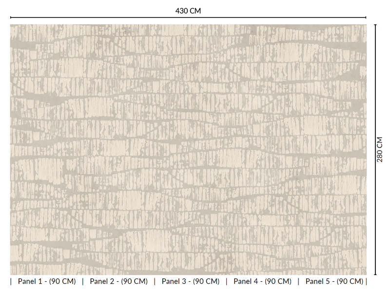 Thuraya Nebula Gentle Brush Stripes Taupe MA1713