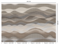 Thuraya Nebula Waves of Illusion Brown MA1731 - Sample