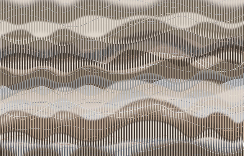 Thuraya Nebula Waves of Illusion Brown MA1731 - Sample