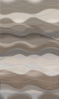 Thuraya Nebula Waves of Illusion Brown MA1731 - Sample