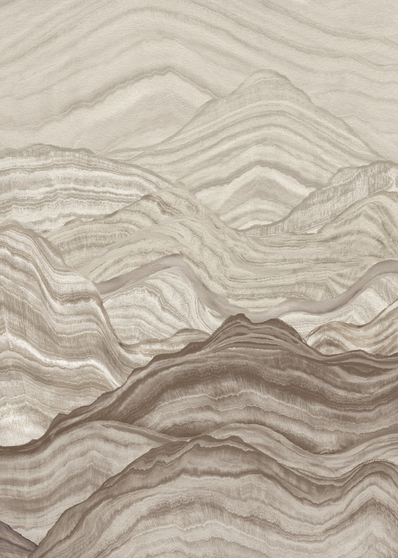 Thuraya Nebula Serene Mountains Brown MA1737