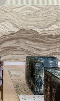Thuraya Nebula Serene Mountains Brown MA1737