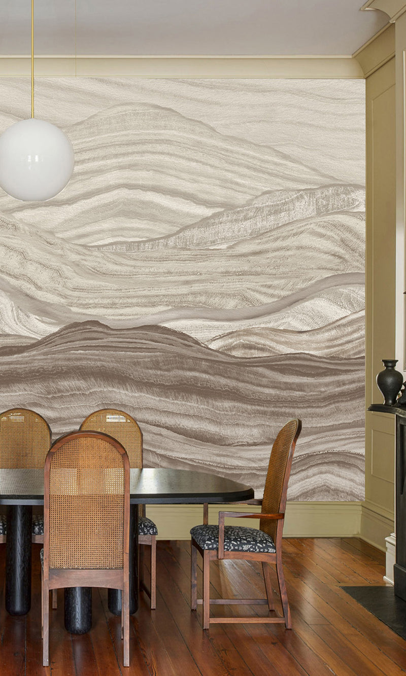Thuraya Nebula Serene Mountains Brown MA1737