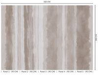 Thuraya Nebula Sepia Tone Stripes Taupe MA843