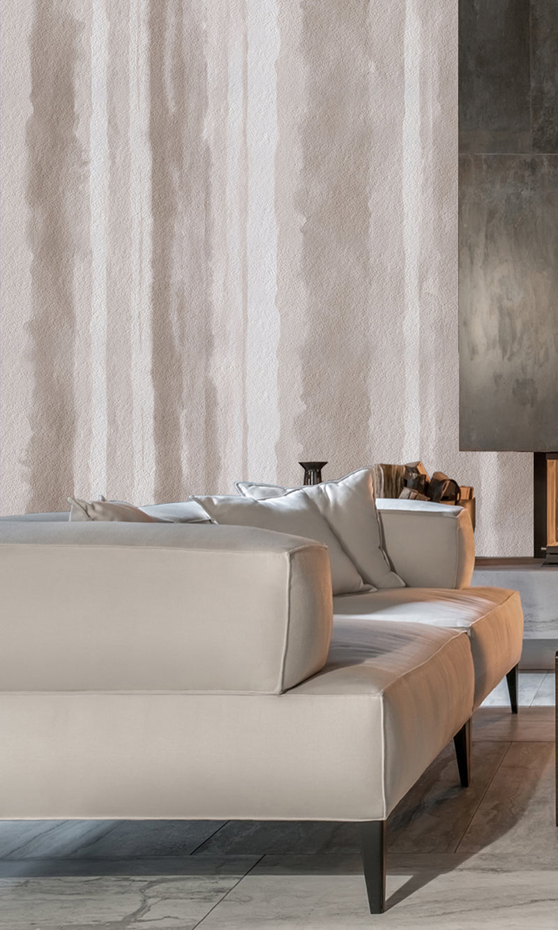 Thuraya Nebula Sepia Tone Stripes Taupe MA843