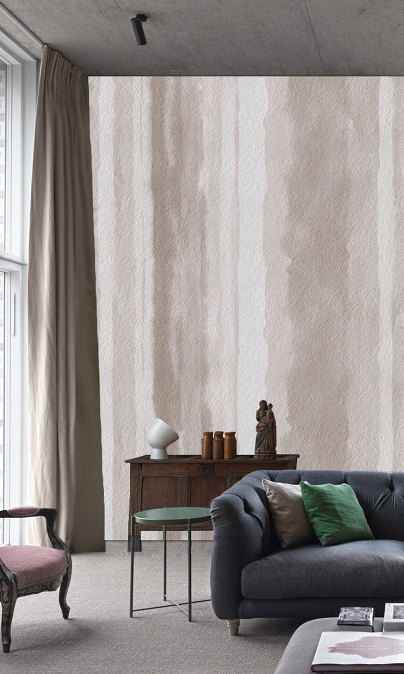 Thuraya Nebula Sepia Tone Stripes Taupe MA843