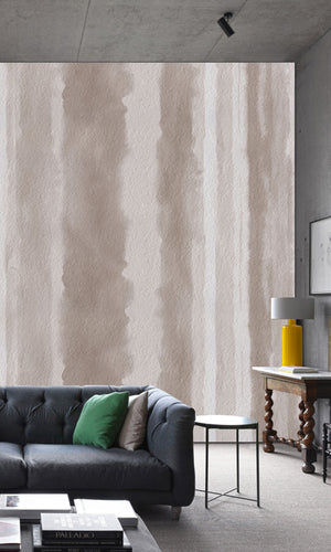 Thuraya Nebula Sepia Tone Stripes Taupe MA843