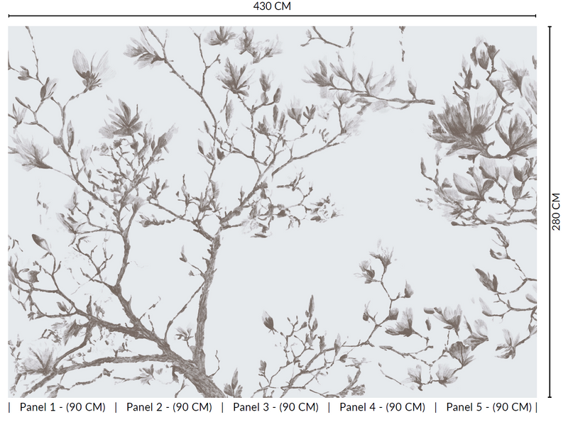 Thuraya Nebula Magnolia Taupe MF1256-TN - Sample
