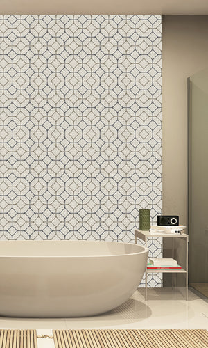 Thuraya Nebula Classic Geometric Arrangement Taupe MG1721 - Sample
