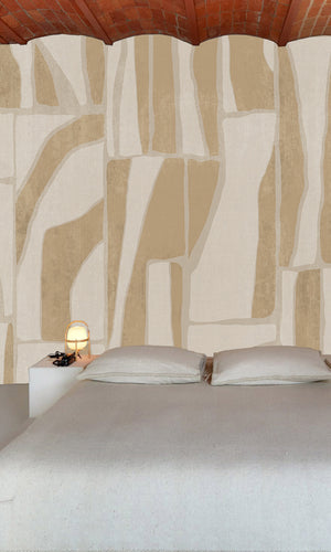 Thuraya Nebula Irregular Natural Shapes Taupe MG1726